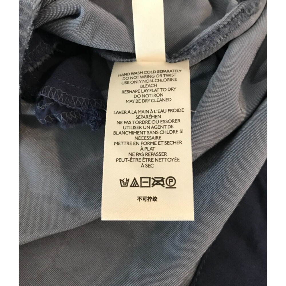 Anthropologie Melody Velvet Tunic Dress XS Slate Blue V-Neck Long Sleeve Pockets - Picture 10 of 12